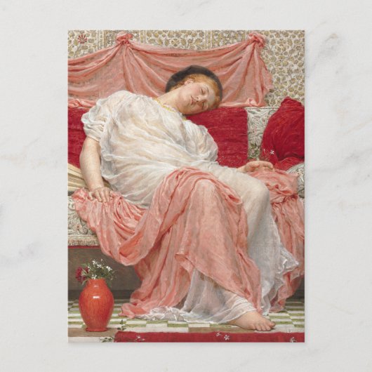 Jasmine von Albert Joseph Moore, Viktorianische Ku Postkarte (Vorderseite)