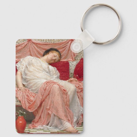 Jasmine von Albert Joseph Moore, Viktorianische Ku Schlüsselanhänger (Rückseite)