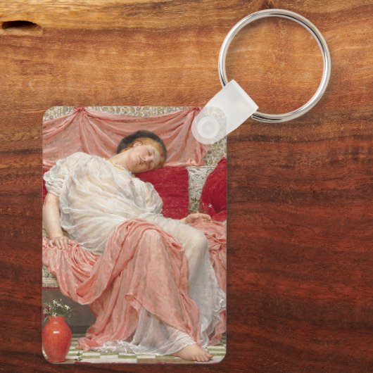 Jasmine von Albert Joseph Moore, Viktorianische Ku Schlüsselanhänger (Rückseite)