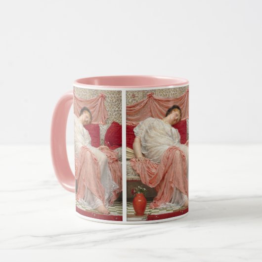 Jasmine von Albert Joseph Moore, Viktorianische Ku Tasse (Vorderseite Links)