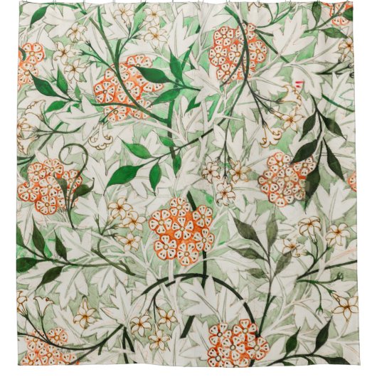 Jasmine von William Morris Duschvorhang (Vorderseite)