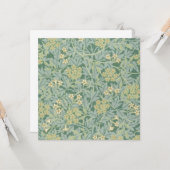 Jasmine (von William Morris) Karte (Vorderseite/Rückseite Beispiel)