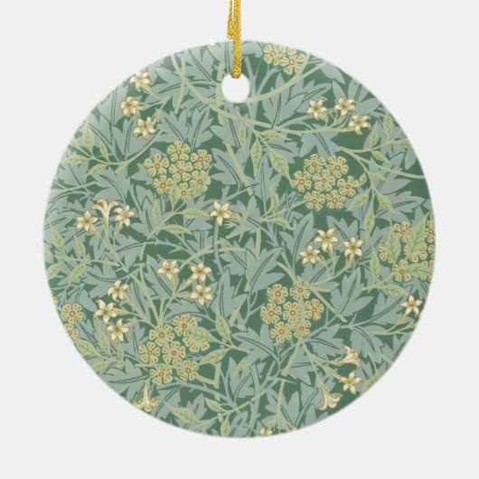 Jasmine (von William Morris) Keramik Ornament (Hinten)