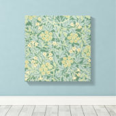 Jasmine (von William Morris) Leinwanddruck (Insitu (Holzboden))