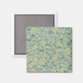 Jasmine (von William Morris) Magnet (Vorderseite/Rückseite)
