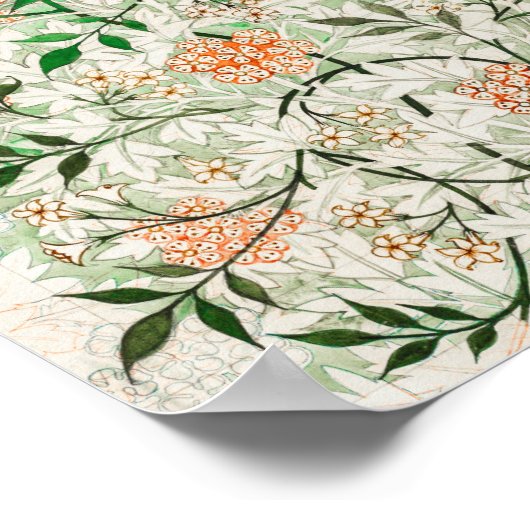 Jasmine von William Morris Poster (Ecke)