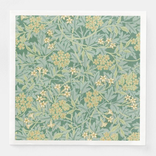 Jasmine von William Morris Serviette (Vorderseite)