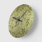 'Jasmine' wallpaper design, 1872 Runde Wanduhr (Winkel)