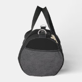 Jasmine Weiße Blume Eleganter Name Duffle Bag (Rechts)