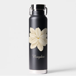 Jasmine White Flower Elegant Name Trinkflasche