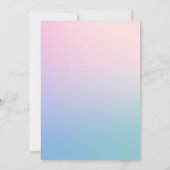 Jasmins zweiter Geburtstag Einladung (Rückseite)