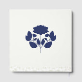 Jasminum Sambac Elegante Hochzeit Gästebuch (Rückseite)