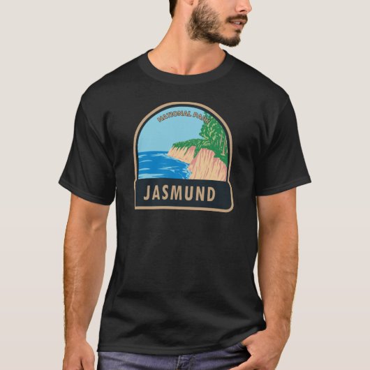 Jasmund Nationalpark Chalk Cliffs Deutschland Vint T-Shirt (Vorderseite)