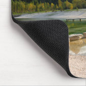 Jasna-See in den slowenischen Alpen im Herbst Mousepad (Ecke)