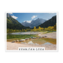 Jasna-See in den slowenischen Alpen im Herbst