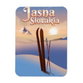 Jasna, Slowakei Skiposter. Magnet (Vertikal)