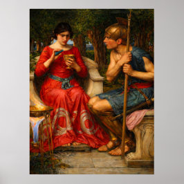 Jason and Medea by John William Waterhouse  Poster