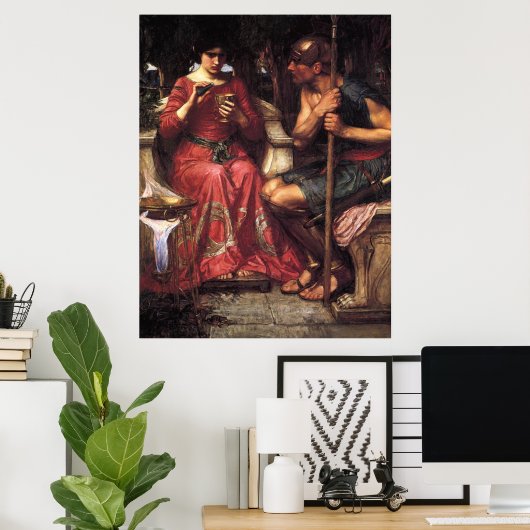 Jason and Medea von John William Waterhouse - 1907 Poster (Heimbüro)