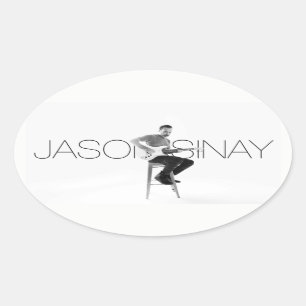 Jason-Aufkleber Ovaler Aufkleber