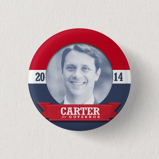 JASON CARTER CAMPAIGN BUTTON (Vorderseite)