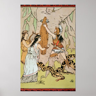 Jason, der die goldene Fleece ergreift Poster