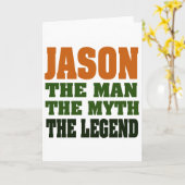 Jason - der Mann, der Mythos, die Legende! Karte (Gelbe Blume)