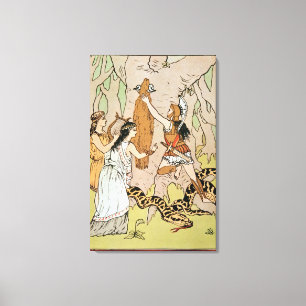 Jason ergreift die Goldene Fleece Leinwanddruck