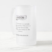 Jason GP-Kollektor-Schale Mattglas Bierglas (Vorderseite Links)