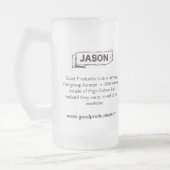 Jason GP-Kollektor-Schale Mattglas Bierglas (Links)
