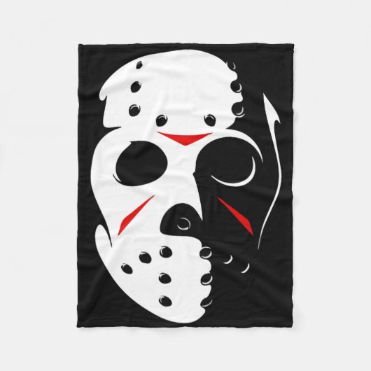 Jason Hockey Masask Halloween Freitag, 13. Fleecedecke (Vorderseite)
