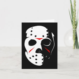 Jason Hockey Mask Halloween Freitag, 13. Karte