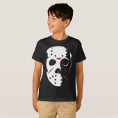 Jason Hockey Mask Halloween Freitag, 13. T-Shirt (Vorne ganz)