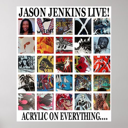 JASON JENKINS LEBEN! ACRYLIC ÜBER ALLES POSTER (Vorne)