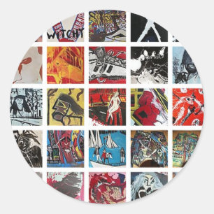 JASON JENKINS LEBEN! ACRYLIC ÜBER ALLES RUNDER AUFKLEBER