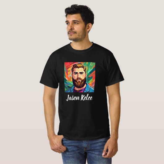 Jason Kelce Inspiriere auf und ab dem Feld T-Shirt (Vorne ganz)