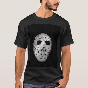 Jason-Maske und Crystal Lake - Freitag der 13. Hor T-Shirt