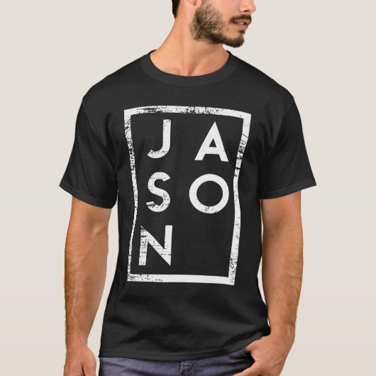 Jason Minimalismus T-Shirt (Vorderseite)