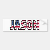 Jason Name Vorname USA Aufkleber Sticker Auto Autoaufkleber (Vorne)
