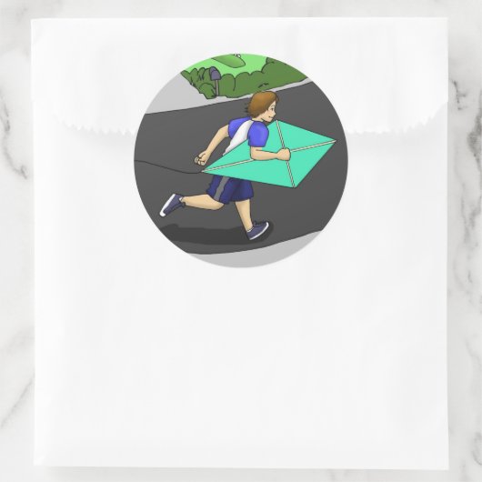 Jason Runder Aufkleber (Tasche)