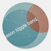 Jason Tuggle Band dots Sticker (Vorderseite)