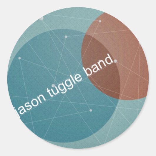 Jason Tuggle Band dots Sticker (Vorderseite)