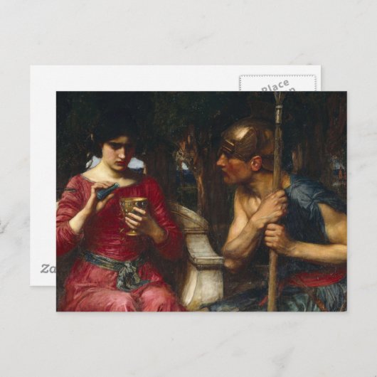 Jason und Medea Postkarte (Vorne/Hinten)
