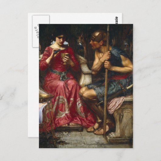 Jason und Medea Postkarte (Vorne/Hinten)