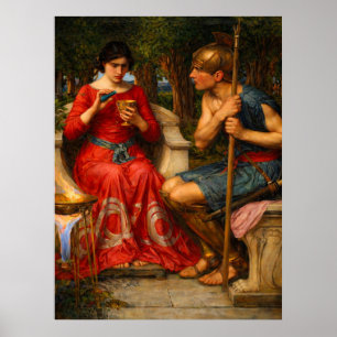 Jason und Medea von John William Waterhouse  Poster