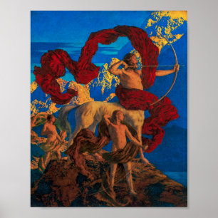 Jason und sein Lehrer Maxfield Parrish Poster