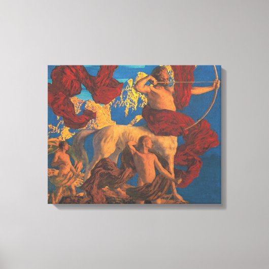 Jason und sein Lehrer von Maxfield Parrish Leinwanddruck (Vorderseite)