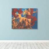 Jason und sein Lehrer von Maxfield Parrish Leinwanddruck (Insitu (Holzboden))