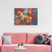 Jason und sein Lehrer von Maxfield Parrish Leinwanddruck (Insitu (Wohnzimmer))