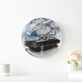 Jason's Garage Chevelle Wall Clock Große Wanduhr (Zuhause)