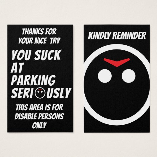 Jason's Warnung, dass du beim Parken ernsthaft Sin (Vorne & Hinten)